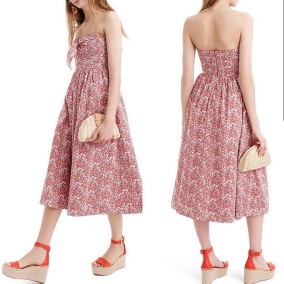 J. Crew Strapless Liberty Dress - Picture 4 of 10
